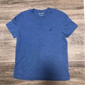 Nautica Men's T-Shirt - Blue Heather - Size L